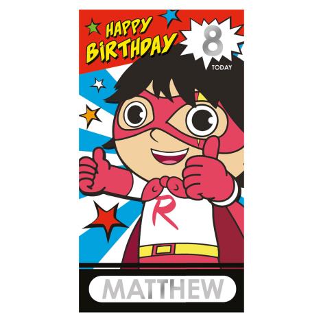 Ryan's World Personalise Your Own Birthday Card £2.39